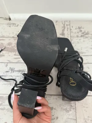 olivia jaymes black heels Size 7.5 thumbnail 8