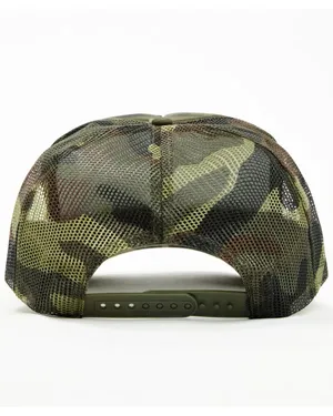BOOT BARN CAMO PRINT LOGO BALL CAP Green thumbnail 6