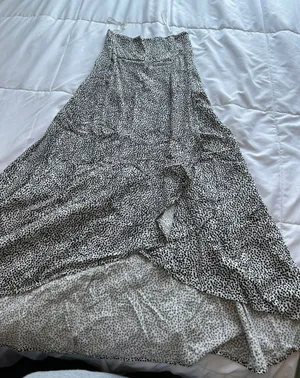 Black and White Maxi Skirt thumbnail 1