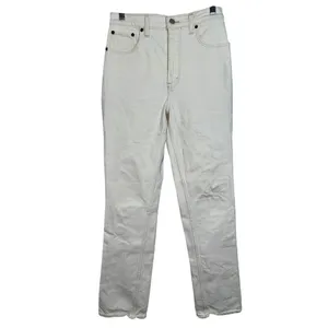 Abercrombie & Fitch 90s Straight Ultra High Rise Cream Off White Jeans Size 26 2 thumbnail 2