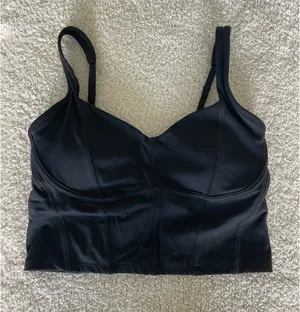 Hollister Black Activewear Tank Top thumbnail 1