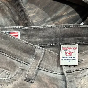 True Religion‎ Casey Straight Marble Brown Acid Wash Jeans Size 26 thumbnail 5