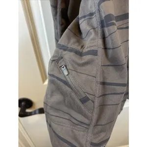 Nike Dri-Fit Running Pullover Hoodie Lightweight Brown Black Women's Size‎ Large thumbnail 5