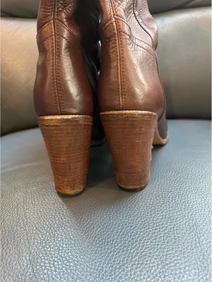 GUCCI Boots Made in Italy GG Logo Women's Size 39.5 thumbnail 3