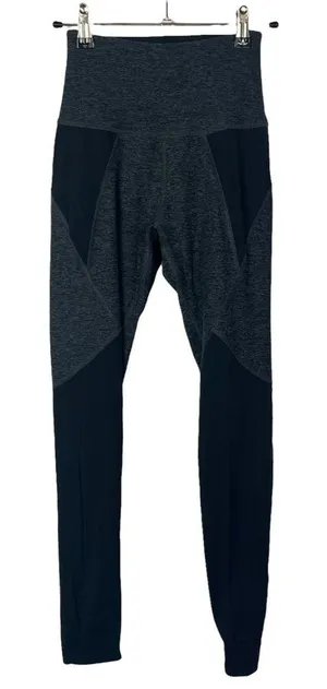 Beyond Yoga High Rise Black‎ & Gray Soft 7/8 Athletic Leggings S thumbnail 1