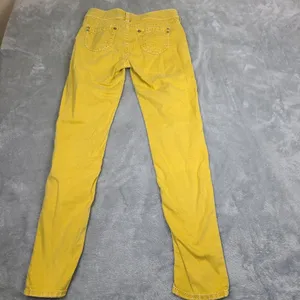 Silver Jeans Women's SUKI Skinny Jeans 26x31 Mustard‎ Yellow thumbnail 9