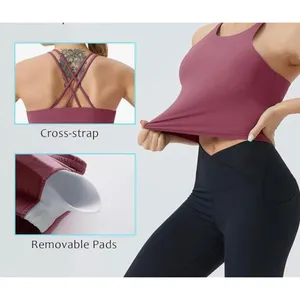 THE GYM PEOPLE Cross Back Sports Bra Size XL New With Tag thumbnail 3