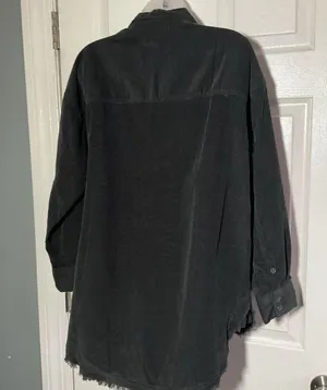 NWT Brown Corduroy Pullover 1/4 Zip Long Sleeve Top Shirt Casual XS thumbnail 5