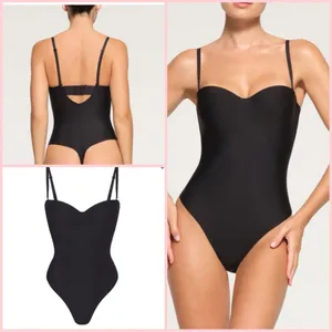 Skims Body molded (G12) UNDERWIRE THONG BODYSUIT in Onyx NWT SMALL thumbnail 2