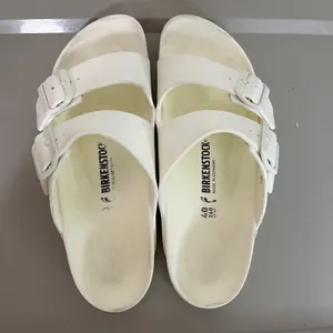 Birkenstock‎ Arizona EVA Sandal 40 US 9 White Waterproof Lightweight Slide Boho thumbnail 2