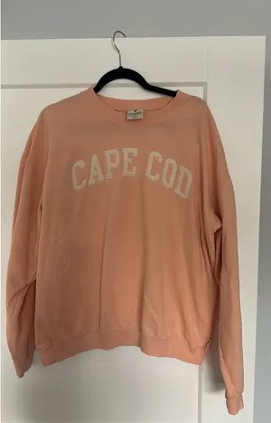 Soft As A Grape Cape Cod Lightweight Crewneck Coral thumbnail 2
