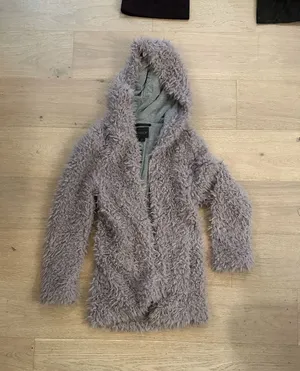 AS by DF cozy faux fur jacket Gray Size M thumbnail 1