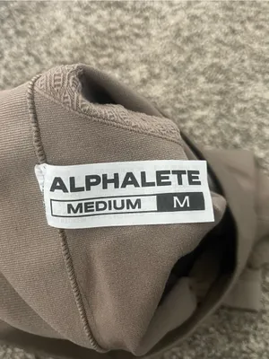 Women’s Alphalete Amplify Contour Shorts Mocha Brown Size M thumbnail 8