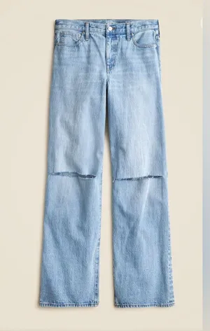J. Crew ‘84 Low Rise Wide Leg Jeans Size 27 NWT thumbnail 4