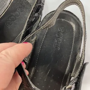 Ecco black‎ sandals size 39 thumbnail 3
