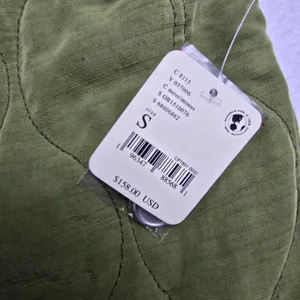 Free People NWT We The Free Billie Quilted Vest Moss‎ Green OB1510076 Women's S thumbnail 3