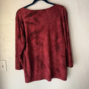 JM Collection Y2k Womens Large Metallic‎ Studded Pullover Stretchy Whimsigoth thumbnail 9