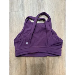 Lululemon Simply‎ Bare Sports Bra Women's Size 4 Purple thumbnail 3