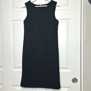 Mario Serrani‎ Sleeveless Black Sheath Dress Small thumbnail 2
