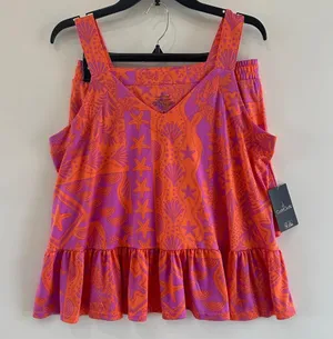 Cuddl Duds Cozy Tank Top Shorts Pajama NEW Set 2pc Medium Coral Shell thumbnail 1
