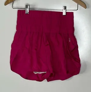 Free People Movement Hot Pink The Way Home Shorts Size Xsmall‎ thumbnail 1