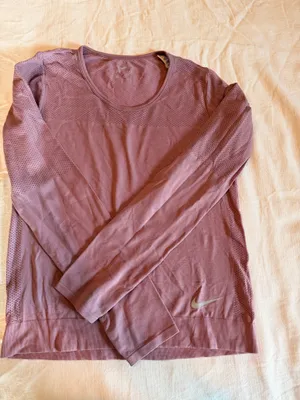 Nike Dri-FIT Seamless Long Sleeve Running Top Mauve Purple Women’s Small thumbnail 2