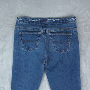Tommy Jeans Hilfiger Women Size 7/31 Embroidered Waistband Bootcut Y2K Vintage thumbnail 4