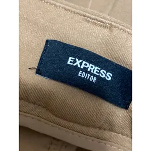 Express Editor Women's Tan Beige Khaki High Rise Flare Trousers Pants Size 6 thumbnail 3