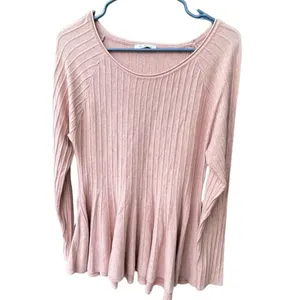 Vila Milano size M pink peplum sweater thumbnail 2