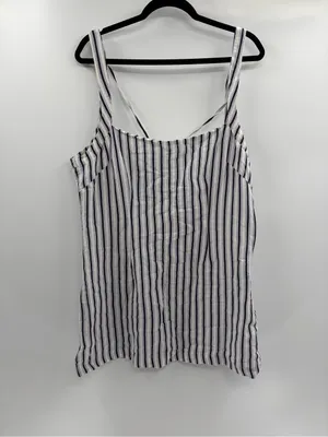 By Anthropologie Square summer Neck Gauze Mini Dress size large petite LP NWT thumbnail 4