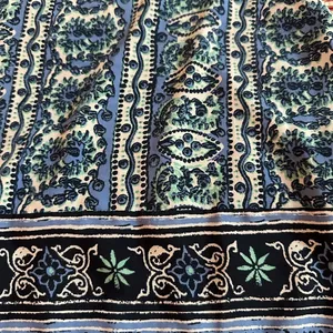 Hollister Blue and White Relaxed Crop Top thumbnail 2