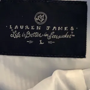 Lauren James Blue/white Seersucker Mini Dress L thumbnail 6