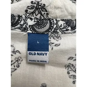 Old Navy Women's Peasant Top Size Large Cottagecore Shabby Chic Boho‎ Blouse thumbnail 7