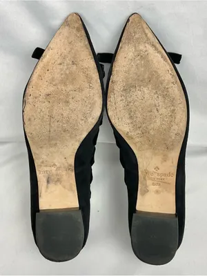 Kate Spade Ruffle Bow Flats Sz 8.5 Shoes Kalani Suede Pointed Toe thumbnail 7