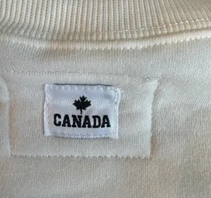Canadian Vintage Clothing Co Quebec Est 1608 Cream Sweatshirt Medium NWT thumbnail 8