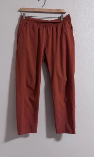 Backcountry Rust-Red Jogger Pants - Casual Stretch Comfort thumbnail 1