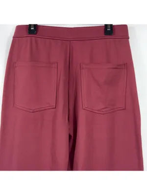 Halara Burgundy Button Front Wide Leg Pants Red Size undefined thumbnail 6