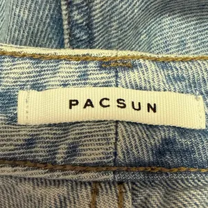 Pacsun Women's Blue Distressed Light Wash High Rise Straight Denim Jeans Size 29 thumbnail 4