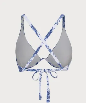 BERLOOK Underwire Floral Plus Size Bikini Top AND BOTTOM 08 Blue thumbnail 7