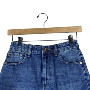 One Teaspoon Legend Distressed Frayed Denim Shorts Blue Boho Edgy Size 22 thumbnail 4
