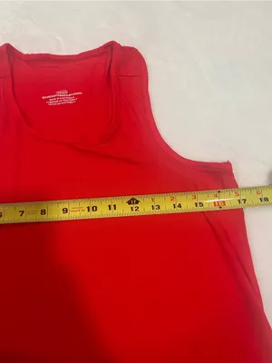 Vibrant Red Racerback Tank Top thumbnail 5