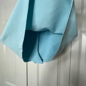 Abercrombie & Fitch Light Blue Skort Side Zip Mini Skirt Shorts Medium thumbnail 5