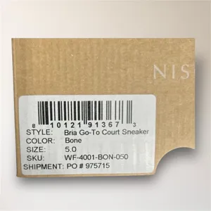 Nisolo Women's 5 Bone White Leather‎ Bria Go-To Court Sneakers New in Box $160 thumbnail 11