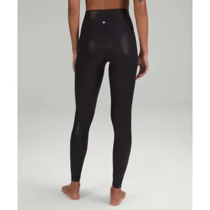 Lululemon Align high Rise Pant 28"- Shine (Radiate Foil Print Black) thumbnail 2