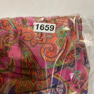 Lauren‎ Ralph Lauren Pink Purple Paisley Faux Wrap Dress Sleeveless Small thumbnail 4