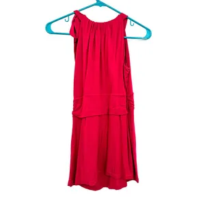 Ann Taylor size XS‎ deep pink sleeveless blouse tank top adjustable straps thumbnail 2