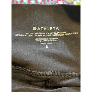 Athleta Salutation Stash Pocket 16.5" Skort Black Size Small Petite‎ SP thumbnail 8