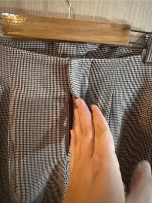 Women’s A New Day High Rise Tapered Leg Classic Houndstooth Pants Size 6 NWT thumbnail 4
