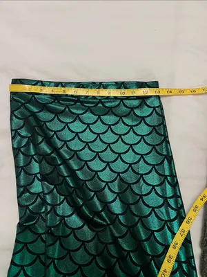 Mermaid costume skirt Green Size M thumbnail 6