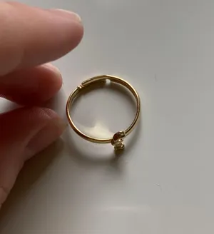 Gold F Ring thumbnail 2